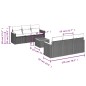 vidaXL 7-tlg. Garten-Sofagarnitur mit Kissen Beige Poly Rattan vidaXL 7-tlg. Garten-Sofagarnitur mit Kissen Beige Poly Rattan