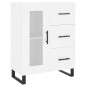 Highboard Weiß 69,5x34x180 cm Holzwerkstoff Highboard Weiß 69,5x34x180 cm Holzwerkstoff
