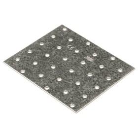 vidaXL Lochplatten 20 Stk. 2 mm 120x100 mm Verzinkter Stahl