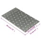 vidaXL Lochplatten 20 Stk. 2 mm 200x120 mm Verzinkter Stahl vidaXL Lochplatten 20 Stk. 2 mm 200x120 mm Verzinkter Stahl