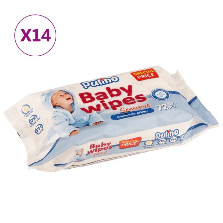 vidaXL Feuchttücher 14 Packungen 1008 Tücher