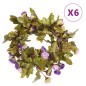 vidaXL Künstliche Blumengirlanden 6 Stk. Helllila 215 cm vidaXL Künstliche Blumengirlanden 6 Stk. Helllila 215 cm