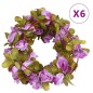 vidaXL Künstliche Blumengirlanden 6 Stk. Helllila 250 cm vidaXL Künstliche Blumengirlanden 6 Stk. Helllila 250 cm
