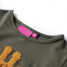 Kinder-Langarmshirt Khaki 104