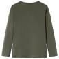 Kinder-Langarmshirt Khaki 128 Kinder-Langarmshirt Khaki 128