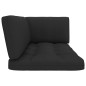 2-Sitzer-Palettensofa Schwarz Imprägniertes Kiefernholz 2-Sitzer-Palettensofa Schwarz Imprägniertes Kiefernholz