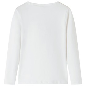 Kinder-Langarmshirt Ecru 104
