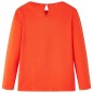 Kinder-Langarmshirt Dunkelorange 92 Kinder-Langarmshirt Dunkelorange 92