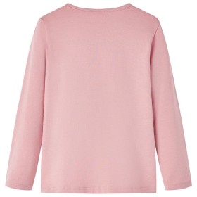 Kinder-Langarmshirt Hellrosa 140