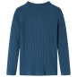 Kinder-Langarmshirt Rippstrick Marineblau 116 Kinder-Langarmshirt Rippstrick Marineblau 116