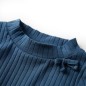 Kinder-Langarmshirt Rippstrick Marineblau 116 Kinder-Langarmshirt Rippstrick Marineblau 116
