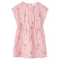 Kinderkleid mit Taillenband Hellorange 92 Kinderkleid mit Taillenband Hellorange 92