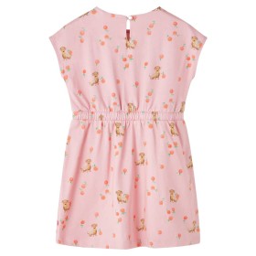 Kinderkleid mit Taillenband Hellorange 92