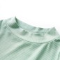 Kinder-Langarmshirt Halbrollkragen Dunkles Minzgrün 128 Kinder-Langarmshirt Halbrollkragen Dunkles Minzgrün 128