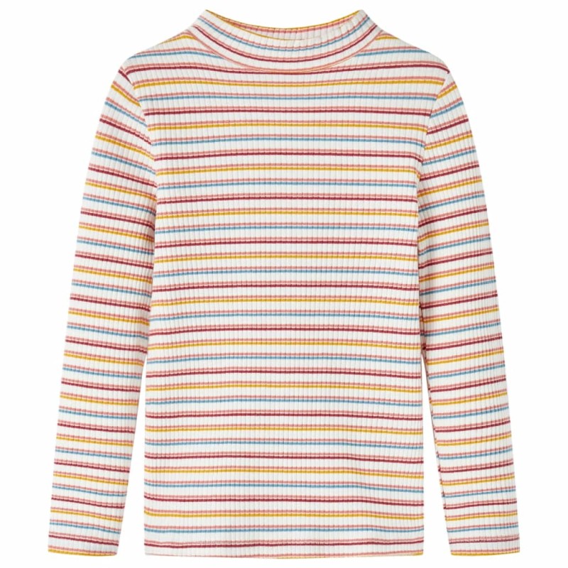 Kinder-Langarmshirt Halbrollkragen Ecru 140 Kinder-Langarmshirt Halbrollkragen Ecru 140