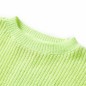 Kinderpullover Gestrickt Neongelb 128 Kinderpullover Gestrickt Neongelb 128