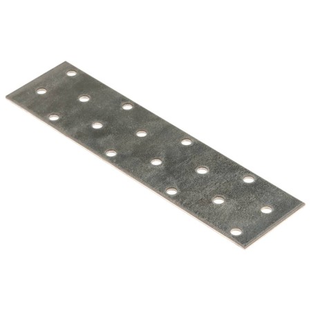 vidaXL Lochplatten 60 Stk. 2 mm 160x40 mm Verzinkter Stahl