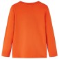 Kinder-Langarmshirt Orange 128 Kinder-Langarmshirt Orange 128