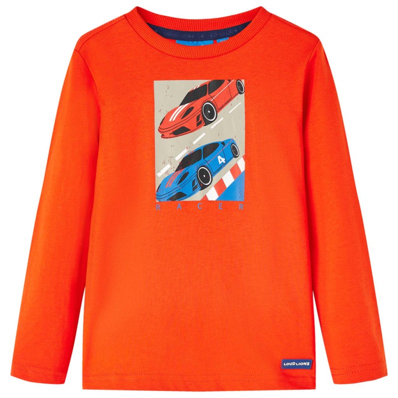 Kinder-Langarmshirt Hellorange 140 Kinder-Langarmshirt Hellorange 140