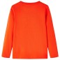 Kinder-Langarmshirt Hellorange 116 Kinder-Langarmshirt Hellorange 116