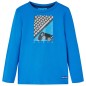 Kinder-Langarmshirt Kobaltblau 104 Kinder-Langarmshirt Kobaltblau 104