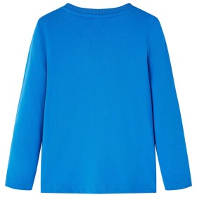 Kinder-Langarmshirt Kobaltblau 104