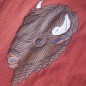 Kinder-Langarmshirt Dunkelrot 92 Kinder-Langarmshirt Dunkelrot 92