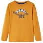 Kinder-Langarmshirt Dunkles Ocker 128 Kinder-Langarmshirt Dunkles Ocker 128