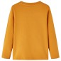 Kinder-Langarmshirt Dunkles Ocker 128 Kinder-Langarmshirt Dunkles Ocker 128