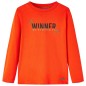 Kinder-Langarmshirt Hellorange 128 Kinder-Langarmshirt Hellorange 128