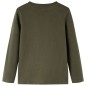 Kinder-Langarmshirt Khaki 104 Kinder-Langarmshirt Khaki 104