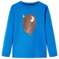 Kinder-Langarmshirt Kobaltblau 128 Kinder-Langarmshirt Kobaltblau 128