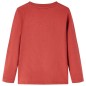 Kinder-Langarmshirt Dunkelrot 128 Kinder-Langarmshirt Dunkelrot 128