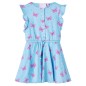Kinderkleid mit Knöpfen Ärmellos Blau 128 Kinderkleid mit Knöpfen Ärmellos Blau 128