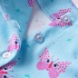 Kinderkleid mit Knöpfen Ärmellos Blau 128 Kinderkleid mit Knöpfen Ärmellos Blau 128