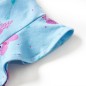Kinderkleid mit Knöpfen Ärmellos Blau 128 Kinderkleid mit Knöpfen Ärmellos Blau 128