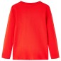 Kinder-Langarmshirt Rot 128 Kinder-Langarmshirt Rot 128