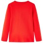 Kinder-Langarmshirt Rot 104 Kinder-Langarmshirt Rot 104