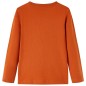 Kinder-Langarmshirt Rostbraun 116 Kinder-Langarmshirt Rostbraun 116