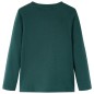 Kinder-Langarmshirt Dunkelgrün 140 Kinder-Langarmshirt Dunkelgrün 140