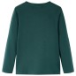 Kinder-Langarmshirt Dunkelgrün 116