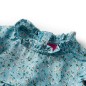 Kinderkleid mit langen Ärmeln Blau 116 Kinderkleid mit langen Ärmeln Blau 116