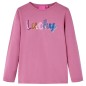 Kinder-Langarmshirt Himbeerrosa 92 Kinder-Langarmshirt Himbeerrosa 92