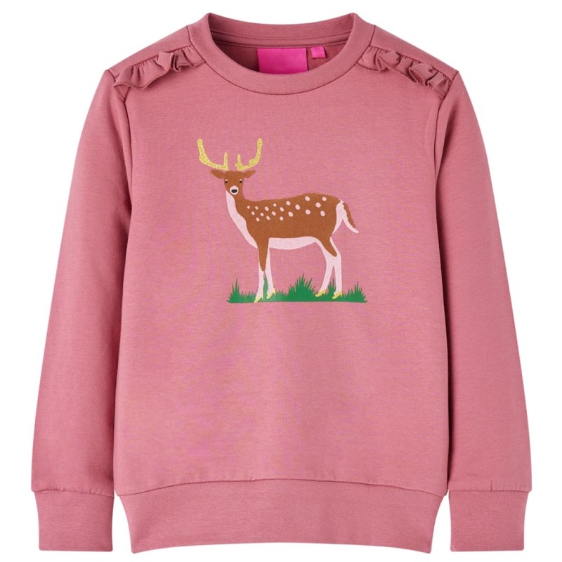 Kinder-Sweatshirt Himbeerrosa 92 Kinder-Sweatshirt Himbeerrosa 92