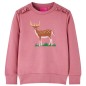Kinder-Sweatshirt Himbeerrosa 92 Kinder-Sweatshirt Himbeerrosa 92