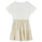 Kinderkleid mit Kurzen Ärmeln Ecru 116 Kinderkleid mit Kurzen Ärmeln Ecru 116