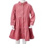 Kinderkleid mit Langen Ärmeln Cord Altrosa 116 Kinderkleid mit Langen Ärmeln Cord Altrosa 116