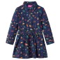 Kinderkleid mit Langen Ärmeln Marineblau 92 Kinderkleid mit Langen Ärmeln Marineblau 92