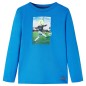 Kinder-Langarmshirt Kobaltblau 104 Kinder-Langarmshirt Kobaltblau 104