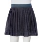 Kinderrock mit Glitzer Marineblau 92 Kinderrock mit Glitzer Marineblau 92
